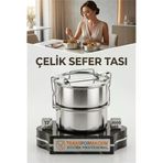 Mey İthalat® Sefer Tası Paslanmaz Çelik Yemek Kabı 17 Cm 2 Litre 721367