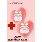 Mey İthalat® Sevgiliye Hediye Çift Kulaklığı Yeni Nesil Kulaklık Sevgililer Gününe Özel Kampanya