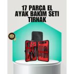 Mey İthalat® Siyah Kaymaz Teknolojili El Ve Ayak Bakım Seti