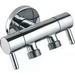 Mey İthalat® Tema 69140 Multi Taharat Musluğu Çift Çıkışlı