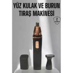 Mey İthalat® Tıraş Makinesi Kulak Burun Yüz Temizleyici Şarjlı Mini