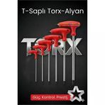 Mey İthalat® Tor-X Profesyonel T-Kollu Torx Alyan Anahtar Seti (6 Parça) - Güç Ve Hassasiyet Bir Arada 722633