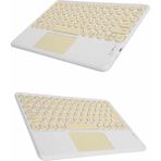 Mey Ithalat® Touchpad Tüm Cihazlara Uyumlu Bluetooth Klavye Touchpad Slim Kablosuz Wifi Q Klavye - Belirtilmemiş - Çok Renkli