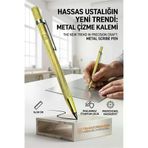 Mey İthalat® Tungsten Karbür Uçlu Profesyonel Metal Çizici Kalem Metal Çizme Kalemi 723029