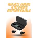 Mey İthalat® Tws Bluetooth Kulaklık 5.0 Bluetooth Bağlantılı Dokunmatik Özelliği