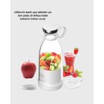 Mey Ithalat® USB Şarjlı Kablosuz Blender – Taşınabilir, Kompakt ve Çevre Dostu Meyve Sıkıcı - Ahşap - Siyah