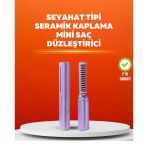 Mey İthalat® Usb Şarjlı Kablosuz Saç Düzleştirici – Seyahat Ve Günlük Kullanım