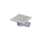 Mey İthalat Yer Süzgeci Kare 15X15 cm 70 mm Yandan Çıkışlı