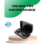 Mey İthalat® Yüksek Ses Kaliteli A10s Tws Bluetooth 5.0 Kablosuz Kulaklık