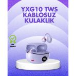 Mey İthalat® Yxg10 Kablosuz Kulaklık – Bluetooth 5.4, Dokunmatik, Led Ekranlı Şarj Kutusu