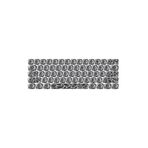Meyer Gaming XVX Vemom Likit Metalik Tuş Takımı Seti Keycaps (61 Tuş - Gümüş)