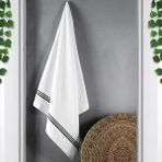 Meyn Collection 70X140 Piko Nakışlı Çeyizlik, Hediyelik İkili Banyo Havlusu - 70 x 140 cm - Antrasit