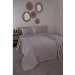 MEYN COLLECTİON ÇİFT KİŞİLİK ÇOK AMAÇLI PİKE YATAK ÖRTÜSÜ VE YASTIK KILIFI GÜL KURUSU 220 x 240