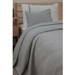 MEYN COLLECTİON Tek Kişilik Çok Amaçlı Deluxe Pike Yatak Örtüsü Ve Yastık Kılıfı *YASTIK HEDİYELİ* GRİ 160 x 232
