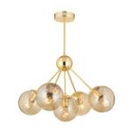 MEYO 5Lİ GOLD BAL CAMLI AVİZE