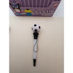 Meyra Accessories Boks Sukuşi Başlıklı Oyuncaklı Tükenmez Kalem Okul Öncesi Hediyelik Kalemler - Siyah - Beyaz