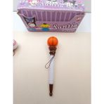 Meyra Accessories Boks Sukuşi Başlıklı Oyuncaklı Tükenmez Kalem Okul Öncesi Hediyelik Kalemler - Turuncu
