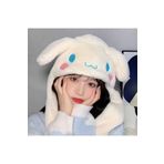 Meyra Accessories Cinnamoroll Peluş Işıklı Kulakları Oynar Peluş Şapka Bere A Kalite Sevimli