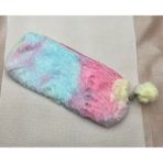 Meyra Accessories Gökkuşağı Peluş Yumuşacık Kalemlikler Rengarenk Sevimli Hediyelik Okul Öncesi Öğrenci Hediyesi - Çok Renkli