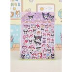 Meyra Accessories Sanrio Kawaii Büyük Boy Kabartmalı Sticker 55 Adet Sticker ve Boyama Kağıdı Lüx Sevimli Hediyelik - Çok Renkli