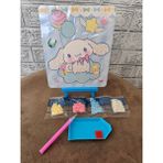 Meyra Accessories Sanrio Kawaii Kendin Yap Elmas Mozaik Yapıştırma Masa Üstü Figür Çocuk Hobi El Sanatları Hobi 1ADET - Renkli