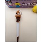 Meyra Accessories Siyah Renkli Poo Sukuşi Başlıklı Oyuncaklı Tükenmez Kalem Okul Öncesi Hediyelik Kalemler