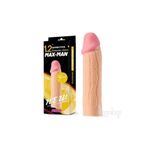 Meyrabest Max Man Uzatmalı Ttırtıklı Realistik Dokuda Penis Kılıfı 3 Cm