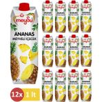 MEYSU Ananas Meyve Suyu 1 lt ( 12 Ii Paket)