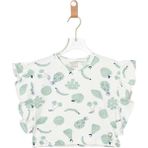 Meyve Baskılı Kız Crop Tshırt Mint Yeşili - 4 Yaş