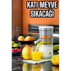 Meyve Sıkacağı Usb Şarjlı Taşınabilir Çift Bıçaklı Güvenlik Kilidi Mir85509469