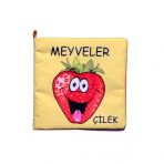 Meyveler Kumaş Sessiz Kitap T049 - Bez Kitap
