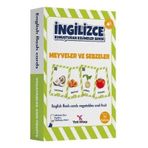 Meyveler ve Sebzeler - İngilizce Konuşturan Kelime Kartları