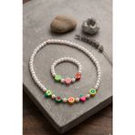 MEYVELİ KRİSTAL BONCUK ÇOCUK KOLYE KÜPE SET