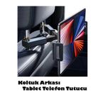 MeyZone Araç Arka Koltuk Kafalığı Tablet Telefon Tutucu Koltuk Arkası Telefon Tutucu Çocuk Telefon Tutucu