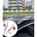 Meyzone Gri Araç Oto Tavan Üstü Dekorasyon Body Kit Ejderha Boynuzu Sağ Sol 2 Adet