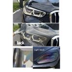MeyZone Hologram Açık Siyah Petek Desen Far Stop Filmi Far Folyosu Far Çizik Çizilme Engelleyici 100cmx30cm