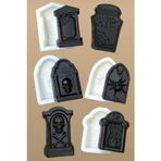 Mezar Taşı Set Silikon Mum Kalıpları (6 Adet)