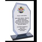 Mezun Plaketi - Kişiye Özel Plaket - Cam Plaket - Mezuniyet Plaketi