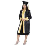 MEZUNİYET CUBBESİ LISE SIYAH GOLD BEYAZ (SİYAH GOLD BEYAZ/M)