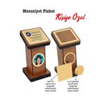 Mezuniyet Plaket Kürsüsü Ödül Kupası Kişiye Özel Baskılı