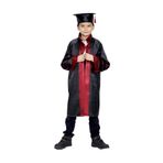 Mezuniyetshop Kep Cübbe Ilkokulkep Siyah Bordo Şeritli
