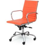 Mezura Ofis Air Chrome Turuncu Ofis Çalışma Koltuğu