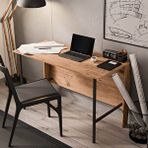 Mezza 1932 Vera 120 Cm Metal Ayakli Çalişma Masasi Atlantik Çam Meşe