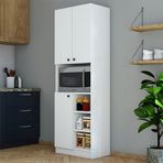 Mezza 3002 Order 60x180 CM Beyaz Çok Amaçlı Dolap