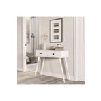Mezza 6031 ODESA (AHŞAP AYAKLI) 2 ÇEKMECELİ DRESUAR BEYAZ