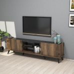 Mezza Elegante Tv Ünitesi 1330 - Ceviz - Siyah