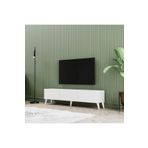 Mezza EVA 3 KAPAKLI KULPSUZ 150 CM AYAKLI TV ÜNİTESİ BEYAZ 1240