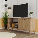 Mezza Everest Minimalist Tasarımlı TV Ünitesi 138 cm Genişlik 60 cm Yükseklik Suntalam Malzeme