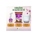MF Botanik Orkide Saksı - Vera 3 Lt Orkide Toprağı - Vera-Plus Orkide Sıvı Bitki Besini 500 Ml