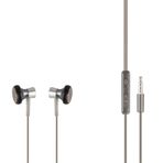 MF Product Acoustic 0153 Gümüş Mikrofonlu Kablolu Kulak İçi Kulaklık